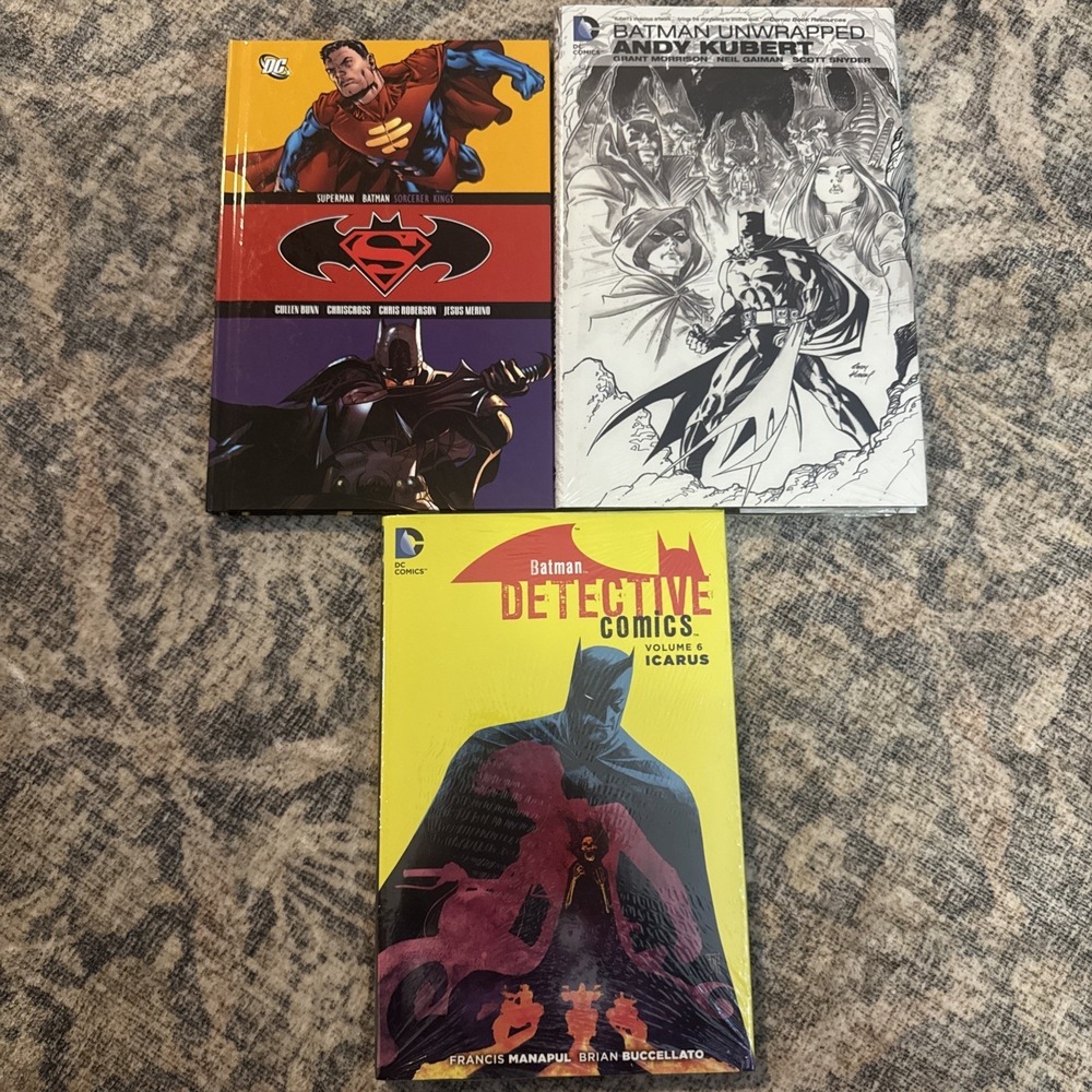 Batman And Superman Graphic Novel Lot New